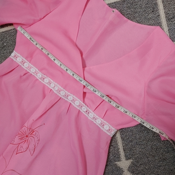 Vintage 70's maxi dress size M - Picture 8 of 10